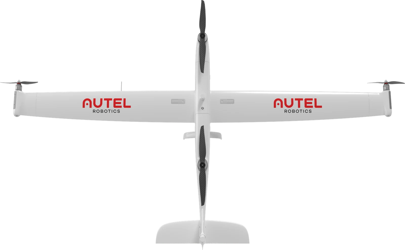 Official Dragonfish Standard plan view showing fixed wing and tilt-rotor layout