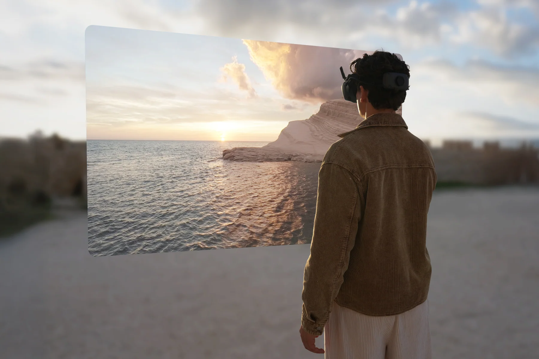 DJI Avata 360 footage being reframed after capture