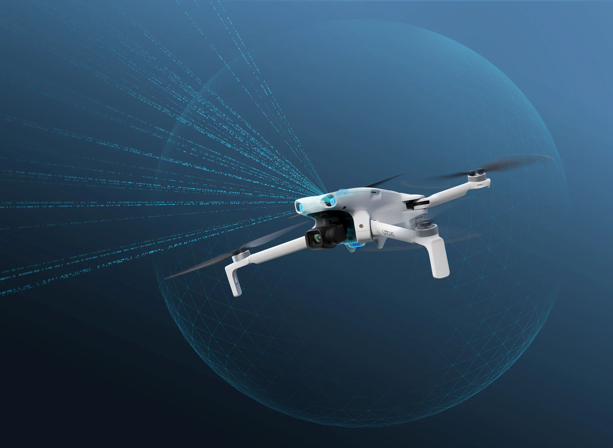 DJI Lito X1 omnidirectional vision and forward LiDAR