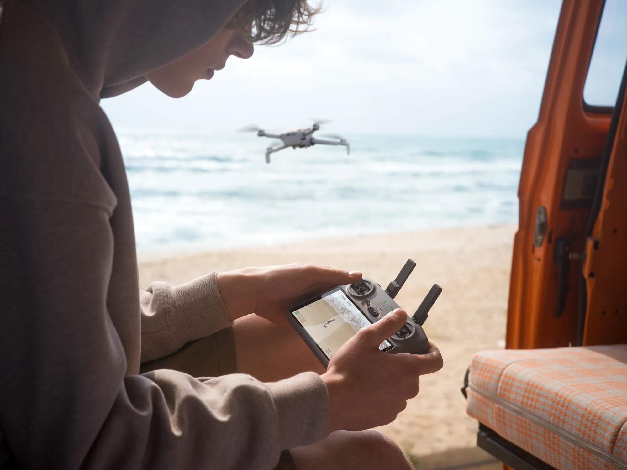 DJI RC 2 with its built-in display