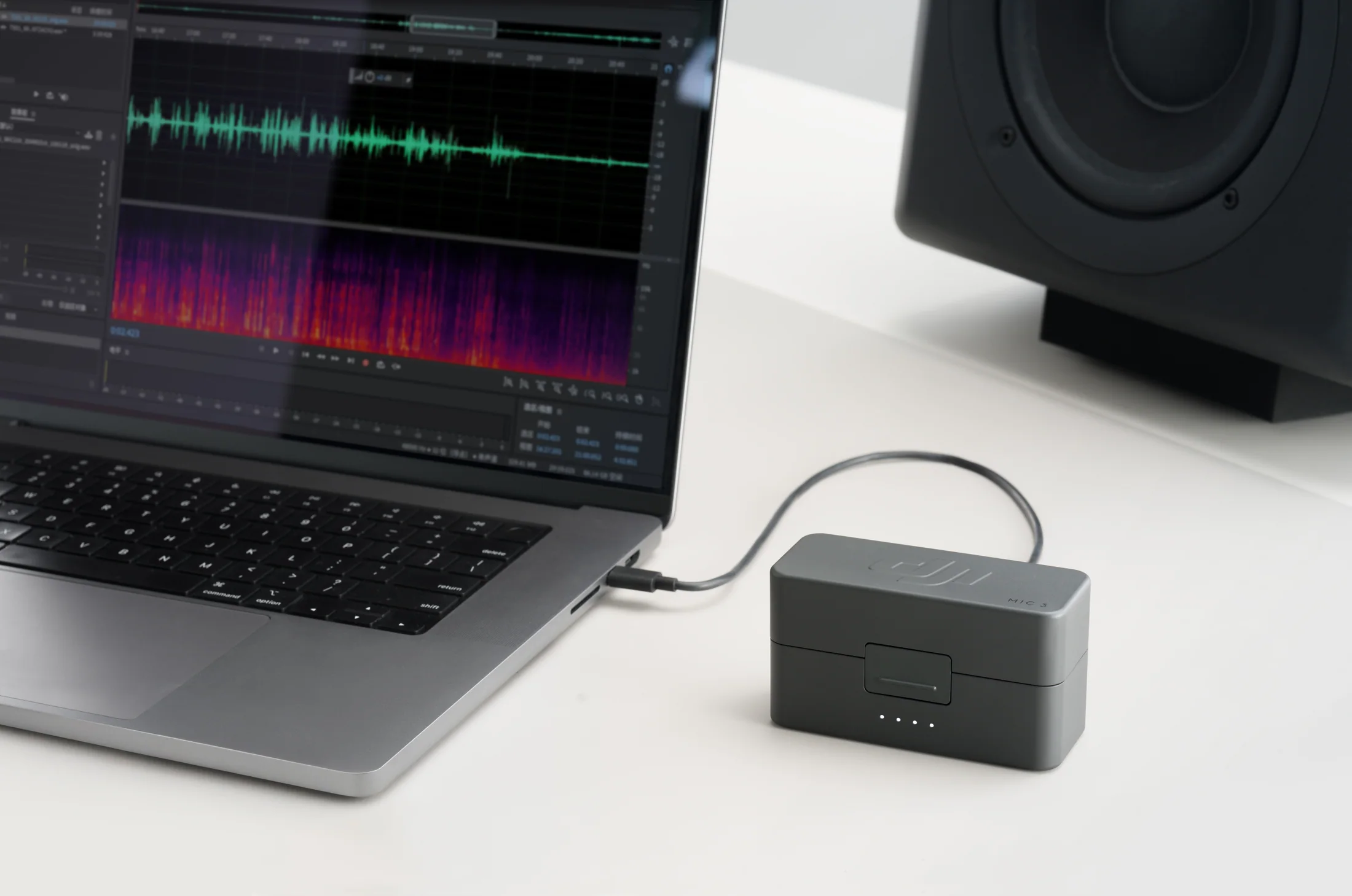 DJI Mic 3 dual-file 32-bit float internal recording workflow