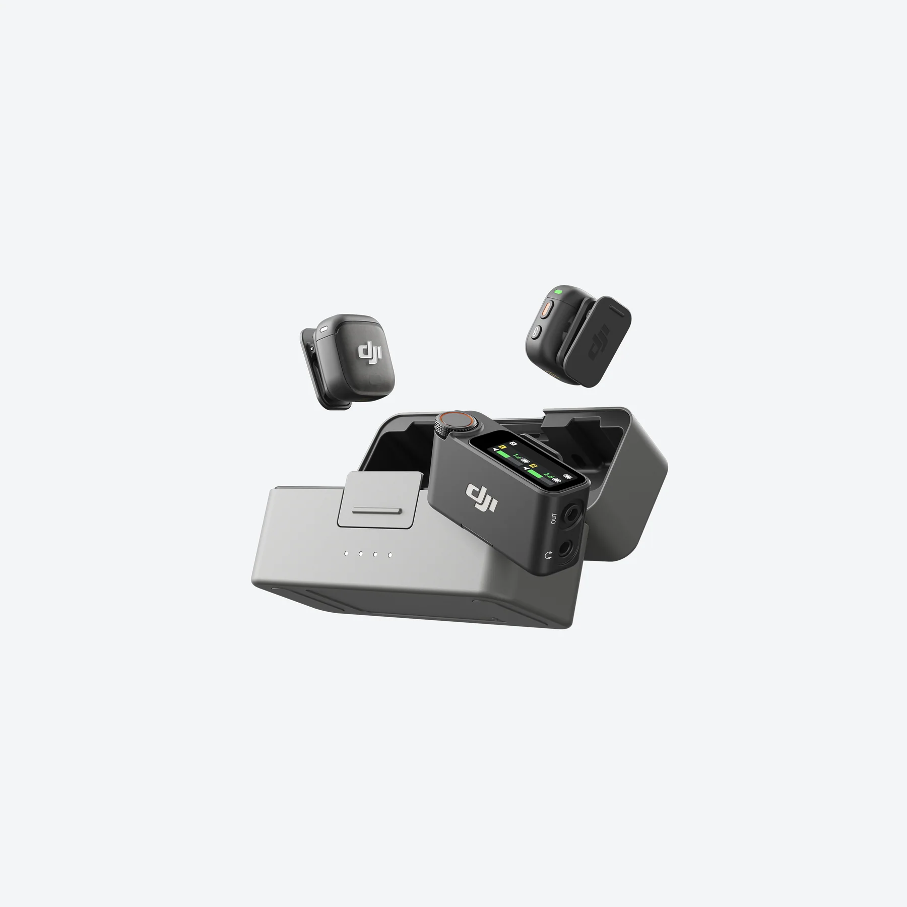 DJI Mic 3 (2 TX + 1 RX + Charging Case) package