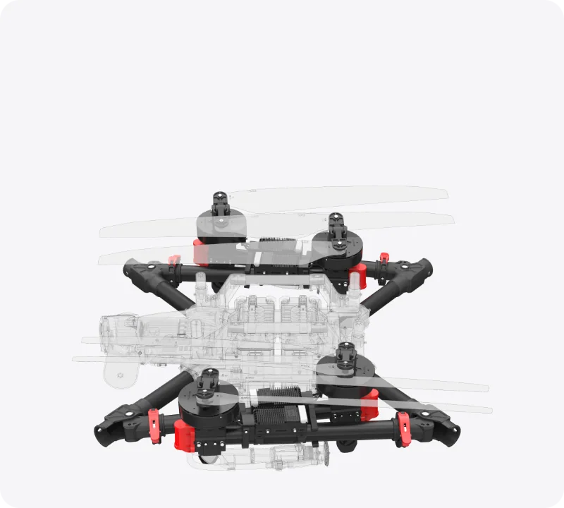 Foldable arms and propellers