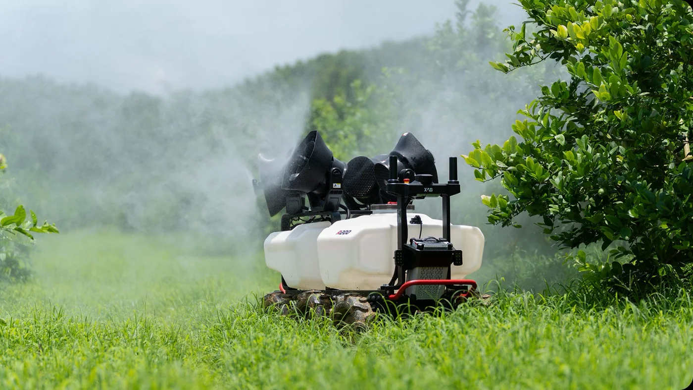 Variable-rate spraying on the XAG R200