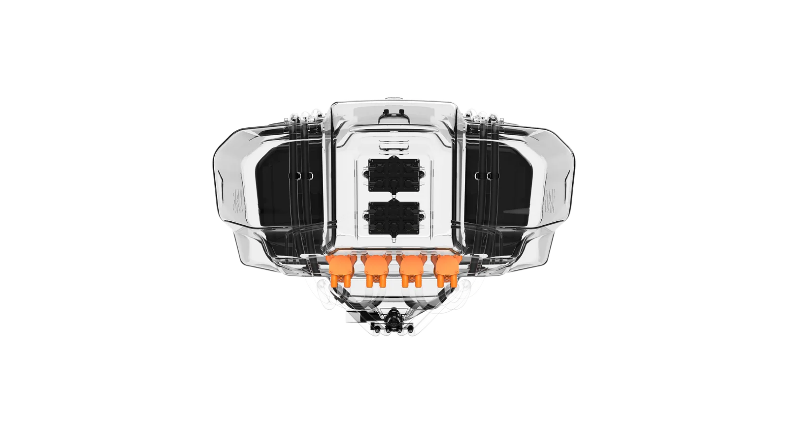 Four flexible impeller pumps